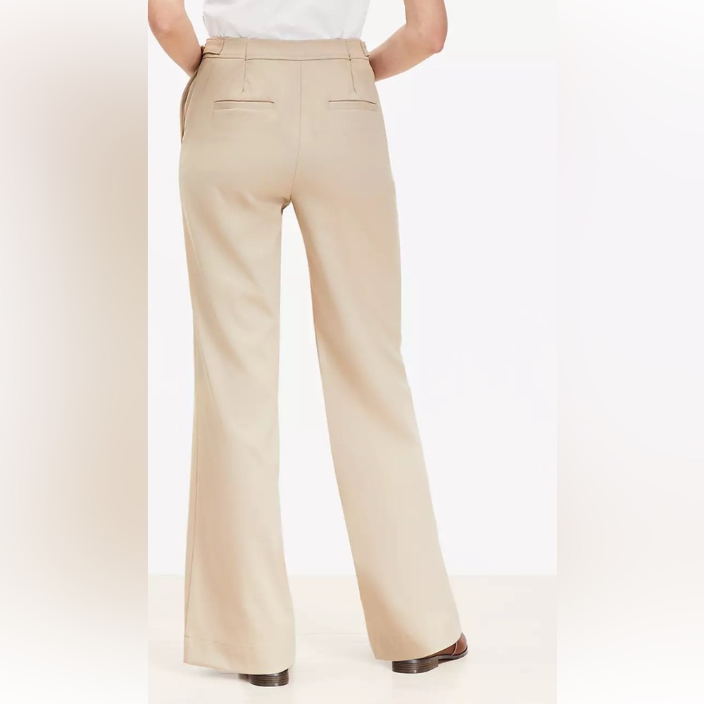 Brand new with tags Ann Taylor wool blend pleated khaki twill pants - Picture 12 of 17